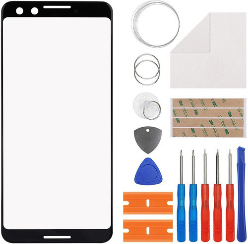 Pantalla De Vidrio Frontal Para Google Pixel 3 5.5 0