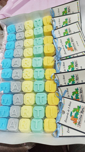 35 Souvenirs D Jaboncitos X 7 Letras 1