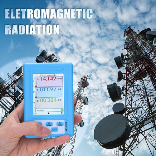 Detector Medidor Radiación Electromagnética Portátil 5g 4g 1
