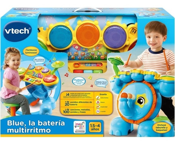 Blue Bateria Infantil Multiritmo Megatoys 6722 0
