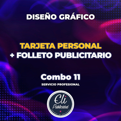 Combo 11 - Tarjetas Personales + Folletos/flyers/volantes 0