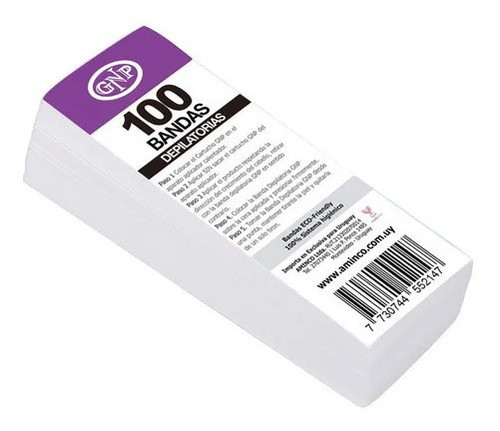 Bandas Depilatorias Para Cera Gnp X100 Unidades 0