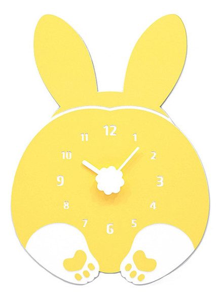 Reloj De Pared Minimalista Y Silencioso Con Diseo De Animale 0