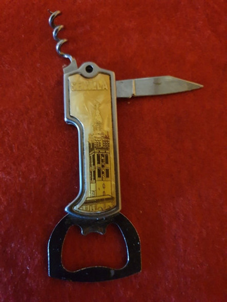 Navaja Destapador ..sacacorchos.. Pequeña..sevilla..españa. 0 Navaja Destapador ..sacacorchos.. Pequeña..sevilla..españa. 0