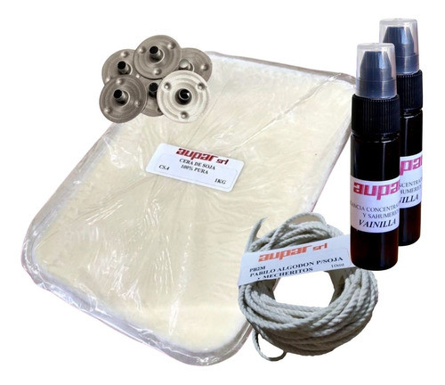 Kit Soja X 2 Kilos +insumos. Fragancias Dulces. Completo. 0