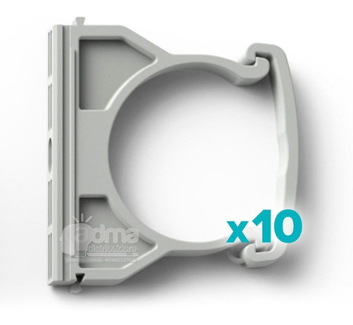 Grampa Fijacion 32 Mm Pvc Genrod Caño Rigido X10 1