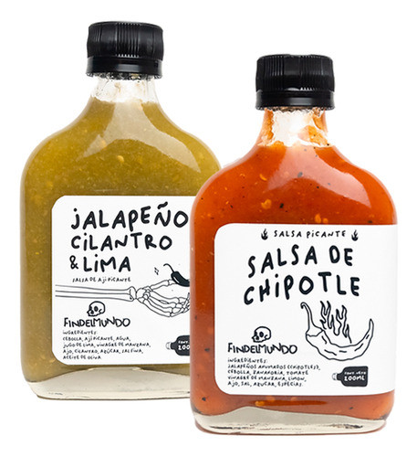 Salsa Picante Jalapeño Y Cilantro + Chipotle Fin Del Mundo 0