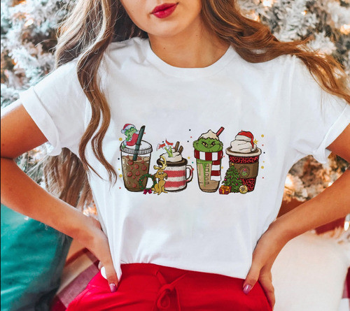 Plantillas Para Sublimar Remeras Navidad P335 1