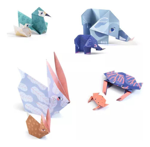Origami Fácil Animales - Para Niños - Djeco - Adeleste 0