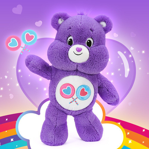 Ursinho De Pelúcia Fofinho Cheerful 27 Cm Care Bear Blue X1 1