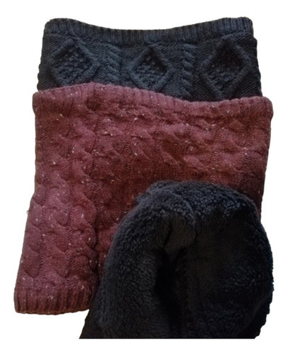 Cuello De Lana Forrado Con Corderito 0