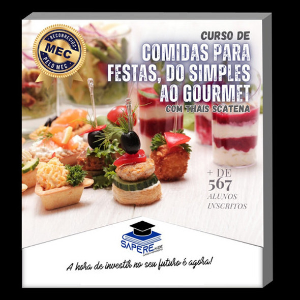 Curso De Comidas Para Festas, Do Simples Ao Gourmet 0 Curso De Comidas Para Festas, Do Simples Ao Gourmet 0