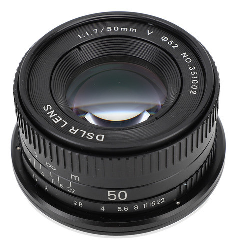 Lente Manual F1.7 De 50 Mm, Abertura Grande De Quadro Comple 0