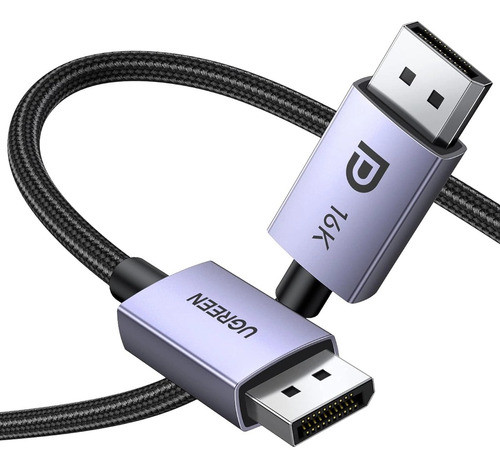 Cable Premium Displayport V2.1 - 16k @30hz 80gbps 1mt Ugreen 0
