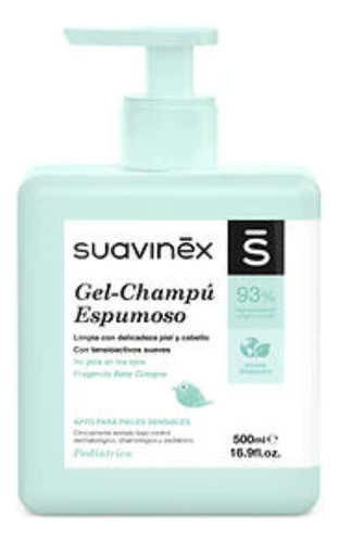 Gel Shampoo Espumoso Para Bebé Suavinex 500ml Quo Store 0