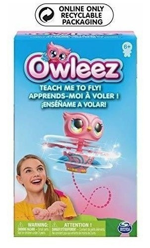 Owleez, Juguete Interactivo Volador De Buho Bebe Con Luces 1