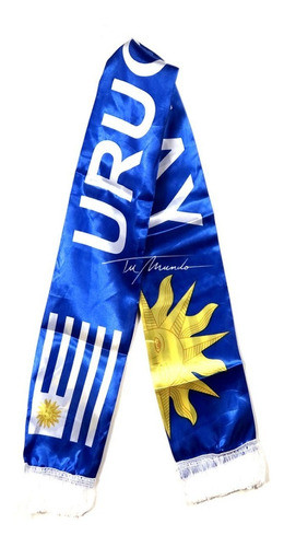 Bufanda Uruguay 1,35 Mts X 14 Cm Cotillón Mundial Futbol 0