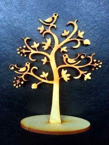50 Árboles De La Vida Fibrofacil Madera Souvenir Pintar 15cm 1