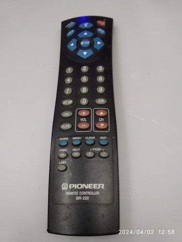 Controle Remoto Pioneer  Br-220 - Original (usado 0