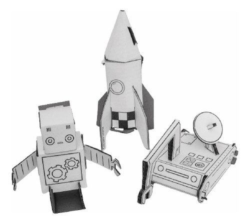 Kit Espacial De Papelão 0