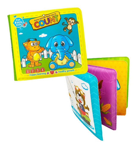 Libro Para Bebé X 2 Libros De Baño Infantil 0
