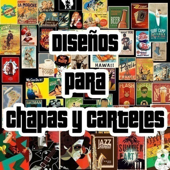 Diseños Plantillas Para Carteles Vintage 1