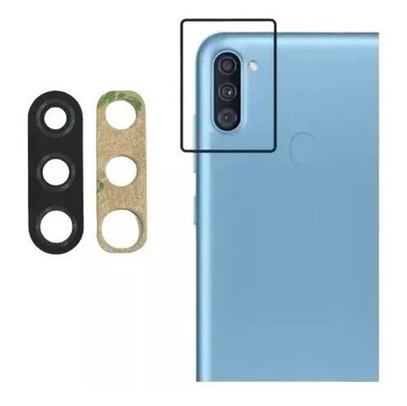 Repuesto Vidrio Cubre Lente De Cámara Para Samsung A11 1