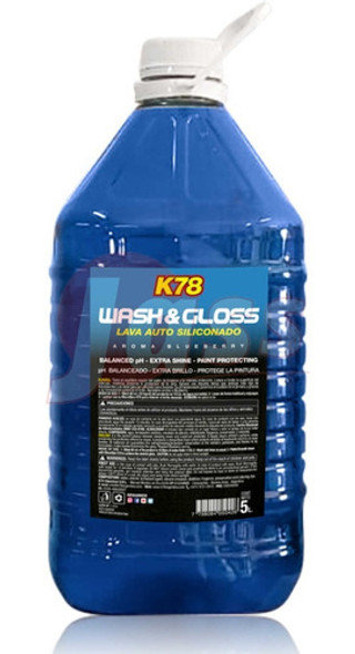 Shampoo Lava Auto Siliconado K78 Maximo Brillo 5 Lts Autos 0