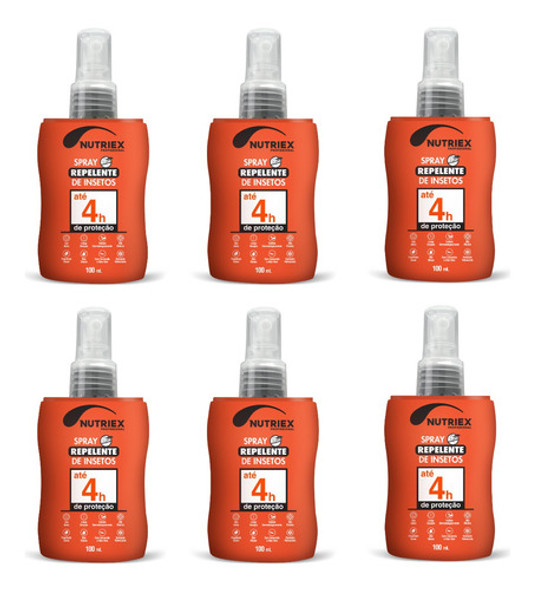Repelente  Nutriex 6un Ñ Tem Icaridina Deet Anti Deng 0