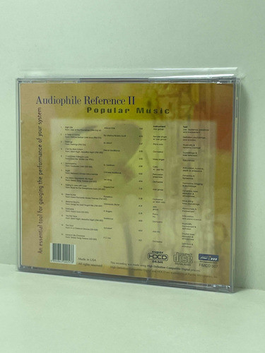 Hdcd Audiophile Reference Ii - Popular Music - Impecável 1