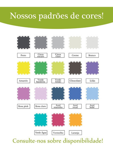 Kit 48 Tatame Infantil De Eva Emborrachado 50x50 Cm 10mm 1