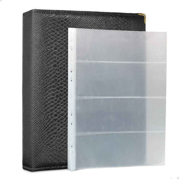 Álbum Fichário 20 Folhas Pp Cédulas 4 Espaços 32x24 Cobra G 0