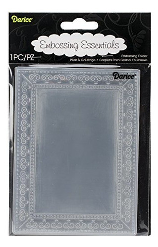 Darice Embossing Folder 425 Por 575inch Photo Frame 0