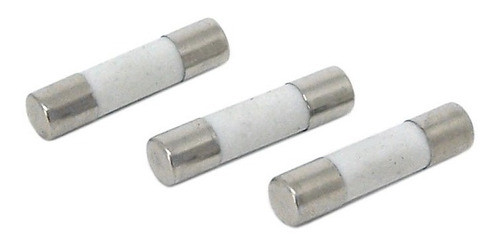 Kit 100 Peças Fusível Cerâmico 5x20 Pequeno 8a Microondas 0