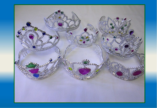 Coronitas Plasticas Princesas Nena Pack X 15 1