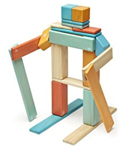 Tegu  Juego De Bloques Magnéticos De Madera 24 Piezas Puesta 1
