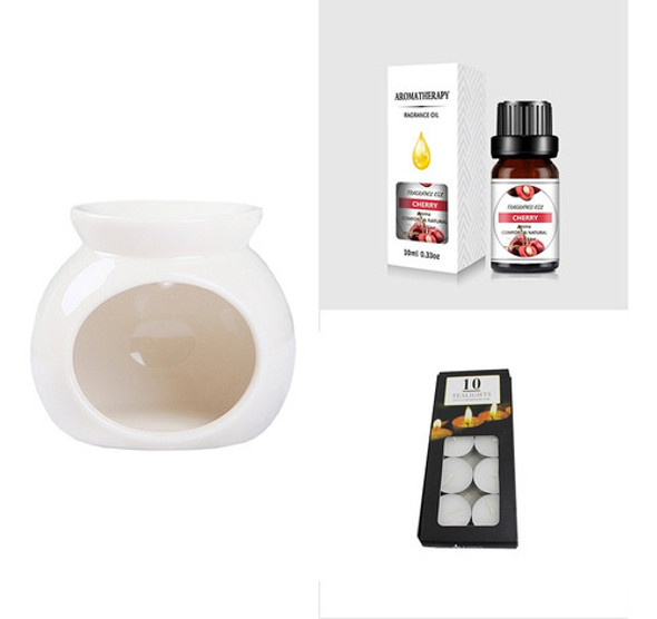 Hornito De Cerámica Mod.05  +2 Esencias +10 Velas 0