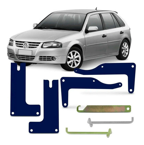 Kit Trava Elétrica Automotiva Gol G2 G3 G4 + Suporte 4 Porta 1