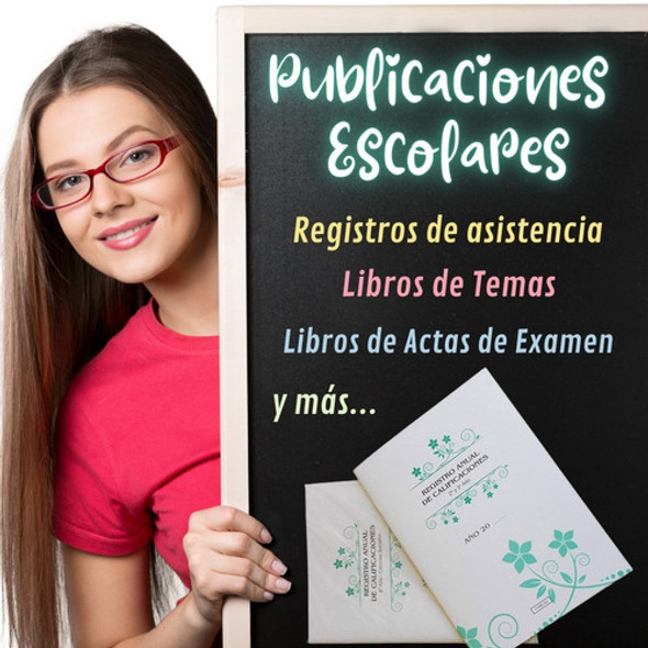 Pack De 12 Registros De Asistencia De Alumnos Para Primaria 1