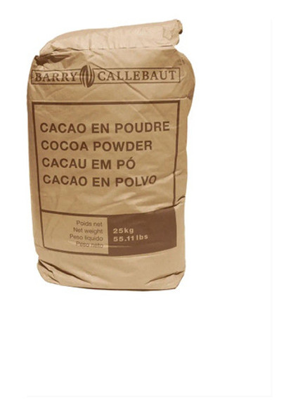 Cacao En Polvo Alcalino Barry Callebaut Rl1 Bolsa X 1 Kilo 0