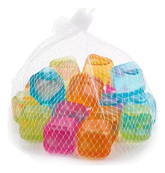 Cubos Hielo Silicona Reutilizables Coloridos X10 Unidades 0