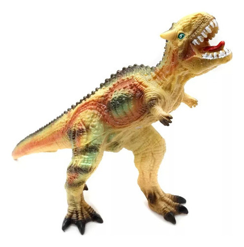 Figura Dino King Dinosaurio De Goma Carnotaurus Con Chifle 0