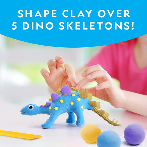 Kit De Artes E Ofícios De Dinossauros Em Argila National Geo 1