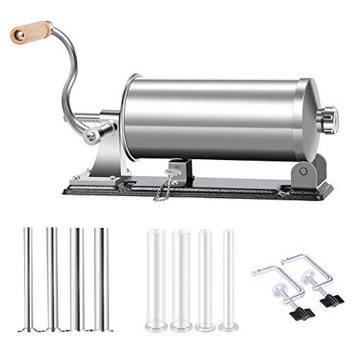 Maquina Embutidora Llenado Carne Horizontal Acero Inoxidable 0