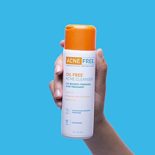 Limpiador Para El Acné Sin Aceite Acnefree, Peróxido De Benz 1