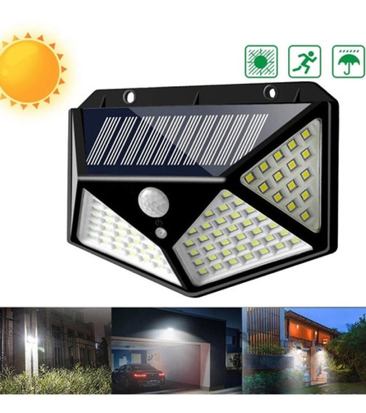 Lampara Solar Potente 4 Lados - Luz 50 W 1 Lampara Solar Potente 4 Lados - Luz 50 W 1