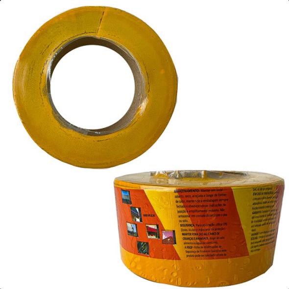 Kit 3 Fita Veda Tudo Impermeabilizante Telhado  5 Cm X 10m 1