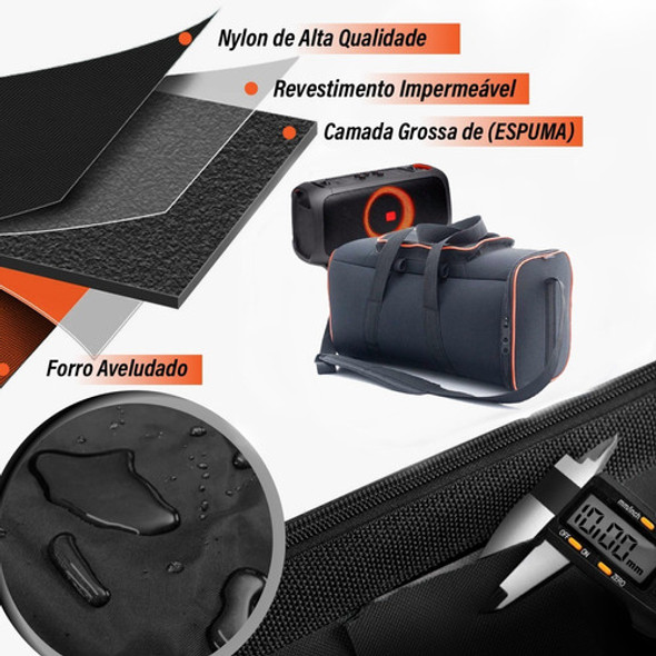 Case Estojo Bolsa Jbl Partybox On The Go Acolchoada Premium 1