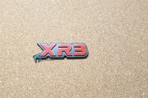 Insignia Leyenda Emblema  Xr3  Roja De Baul Ford Escort 0