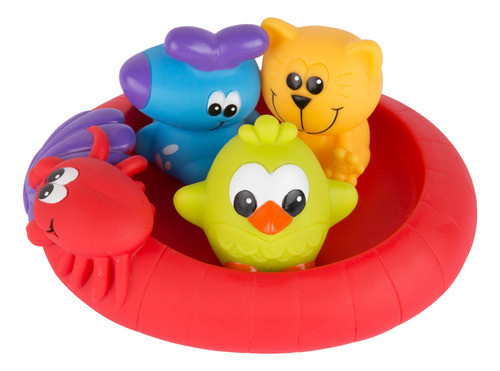 Juguete Para Baño Splash And Float Friends Playgro Bebés 1